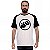 Oferta Relâmpago - Camiseta Bass Headstock Masculina P branca com mangas pretas - Imagem 2