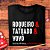 Camiseta Vovô Roqueiro & Tatuado tamanho adulto com mangas curtas na cor Preta Premium - Imagem 2