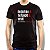 Camiseta Vovô Roqueiro & Tatuado tamanho adulto com mangas curtas na cor Preta Premium - Imagem 1