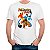 Camiseta Beatles Fab-tastic Four tamanho adulto com mangas curtas na cor Branca Premium - Imagem 1