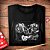 Camiseta Freddy and the Nightmares tamanho adulto com mangas curtas na cor Preta Premium - Imagem 2