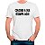 Camiseta com Estampa Personalizada tamanho adulto com mangas curtas na cor branca Premium - Imagem 1