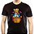 Camiseta Mario Mercury tamanho adulto com mangas curtas na cor Preta Premium - Imagem 1