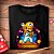 Camiseta Mario Mercury Unissex Infantil Preta - Imagem 2