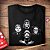 Kit 2 Camisetas premium Highway to Village Masculina Preta e Chaves Rhapsody Masculina Preta - Imagem 5