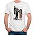 Camiseta Pseudo Punk adulto com mangas curtas na cor Branca Premium - Imagem 1