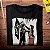 Camiseta Pseudo Punk adulto com mangas curtas na cor Preta Premium - Imagem 2