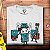 Camiseta Elemento Led adulto com mangas curtas na cor Branca Premium - Imagem 2