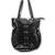 Bolsa preta com detalhe preto em formato de Guitarra - Imagem 1