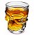 Jogo 4 Copos Caveira Vidro Shot Dose Vodka Skull Tequila Bar Transparente - Imagem 3