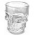 Jogo 4 Copos Caveira Vidro Shot Dose Vodka Skull Tequila Bar Transparente - Imagem 4