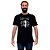 Camiseta Rock and Roll para adulto com mangas curtas na cor Preta - Imagem 3