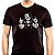 Camiseta Marinheiro Tatuado para adulto com mangas curtas na cor Preta - Imagem 1