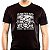 Camiseta Eu não toco alto para adulto com mangas curtas na cor Preta - Imagem 1