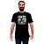 Camiseta Errar a virada nuca só improviso para adulto com mangas curtas na cor Preta - Imagem 3