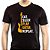 Camiseta Eat Sleep Play Guitar Repeat para adulto com mangas curtas na cor Preta - Imagem 1
