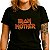 Camiseta Iron Mother para adulto com mangas curtas na cor Preta - Imagem 1