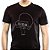 Camiseta Tape pulando fita para adulto com mangas curtas na cor Preta - Imagem 1