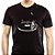 Camiseta Lago de Vinil para adulto com mangas curtas na cor Preta - Imagem 1