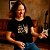 Camiseta My Mom Rocks para adulto com mangas curtas na cor Preta - Imagem 3