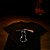 Camiseta Dark Side of the Cat para adulto com mangas curtas na cor Preta - Imagem 2