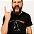 Camiseta Dark Side of the Cat para adulto com mangas curtas na cor Preta - Imagem 3