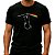 Camiseta Dark Side of the Cat para adulto com mangas curtas na cor Preta - Imagem 1