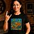 Camiseta Van Gogh Quarto do Guitarrista para adulto com mangas curtas na cor Preta - Imagem 4