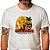 Camiseta Gagacabana para adulto com mangas curtas na cor Branca - Imagem 1