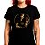 Camiseta Branca de Neve In rock i trust tamanho adulto com mangas curtas na cor preta - Imagem 2