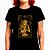 Camiseta Alice Plays Harmonica tamanho adulto com mangas curtas na cor preta - Imagem 1
