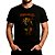 Camiseta FrankemBlues tamanho adulto com mangas curtas na cor preta - Imagem 1