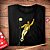 Camiseta preta Freddie Singin in the rain tamanho adulto com mangas curtas na cor preta - Imagem 2
