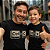 Kit Camisetas Premium Tal Pai tal filho Ctrl+c Masculina e Ctrl+v Infantil unissex pretas com mangas curtas - Imagem 2