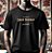 Camiseta Camiseta corpo fechado tamanho adulto na cor preta premium - Imagem 2