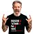Camiseta Roqueiro & Tatuado & Pai & Vovo com mangas curtas na cor preta premium - Imagem 1