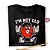 Camiseta Im not old im vintage vinil premium para adulto com mangas curtas na cor Preta - Imagem 3