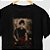 Camiseta cinema mudo Grunge para adulto com mangas curtas na cor Preta premium - Imagem 1