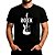 Camiseta Rock Guitarra para adulto com mangas curtas na cor Preta premium - Imagem 2
