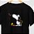 Camiseta Oasis Snoopy tamanho adulto na cor preta com mangas curtas premium - Imagem 3