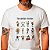 Camiseta Signos do Rock com mangas curtas na cor branca premium - Imagem 2