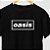 Camiseta Oasis Logo tamanho adulto na cor preta com mangas curtas premium - Imagem 1