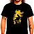 Camiseta Colors of Blues tamanho adulto na cor preta com mangas curtas premium - Imagem 3