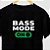 Camiseta Bass Mode On com mangas curtas na cor preta premium - Imagem 1