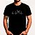 Camiseta Rock Cardiograma com mangas curtas na cor preta premium - Imagem 3