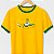 Camiseta Submarino Vede e Amarelo na cor amarela com gola e punhos verdes com mangas curtas premium - Imagem 1