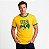 Camiseta Led Anjo Verde e Amarelo na cor amarela com gola e punhos verdes com mangas curtas premium - Imagem 2