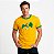 Camiseta Led Anjo Vede e Amarelo na cor amarela com gola e punhos verdes com mangas curtas premium - Imagem 2