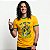 Camiseta Brasil we are the champions na cor amarela com gola e punhos verdes com mangas curtas premium - Imagem 2
