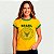 Camiseta Brasil Punk Rock com gola e punhos verdes com mangas curtas premium - Imagem 3